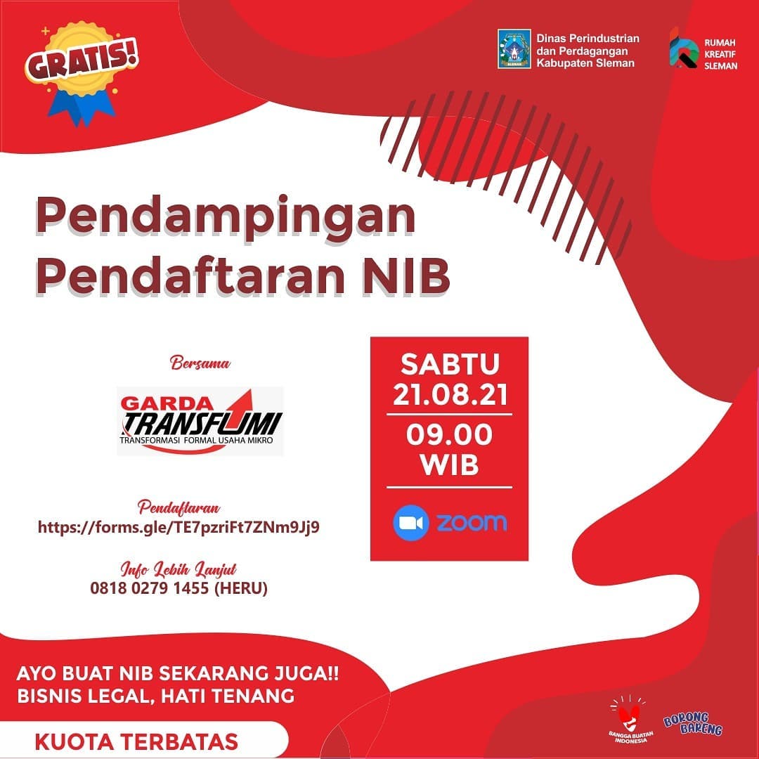 Pendampingan Pendaftaran NIB Bersama Garda Transfumi