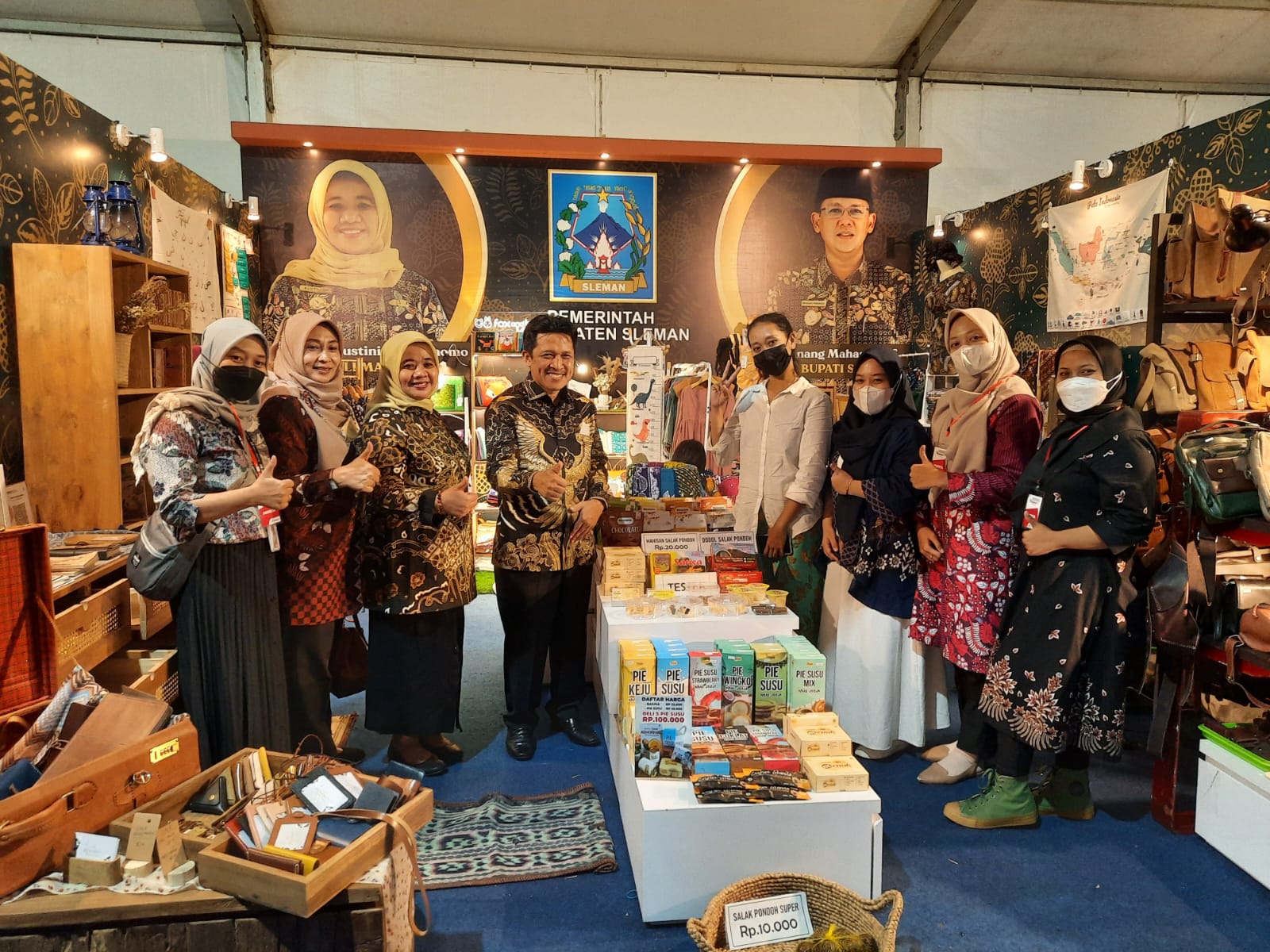 Pameran Produk UMKM Sleman di Kebumen International Expo