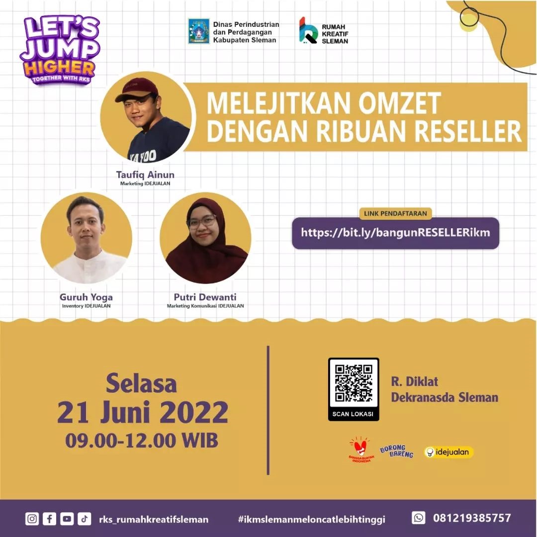 Kelas RKS : Melejitkan Omzet Dengan Ribuan Reseller