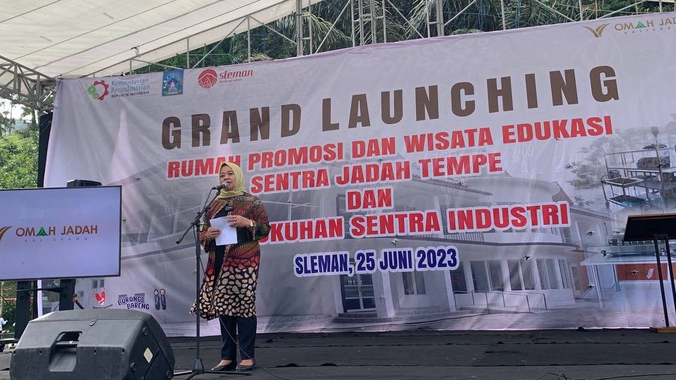 Bupati Sleman Resmikan Rumah Promosi dan Wisata Edukasi Sentra Jadah Tempe Kaliurang