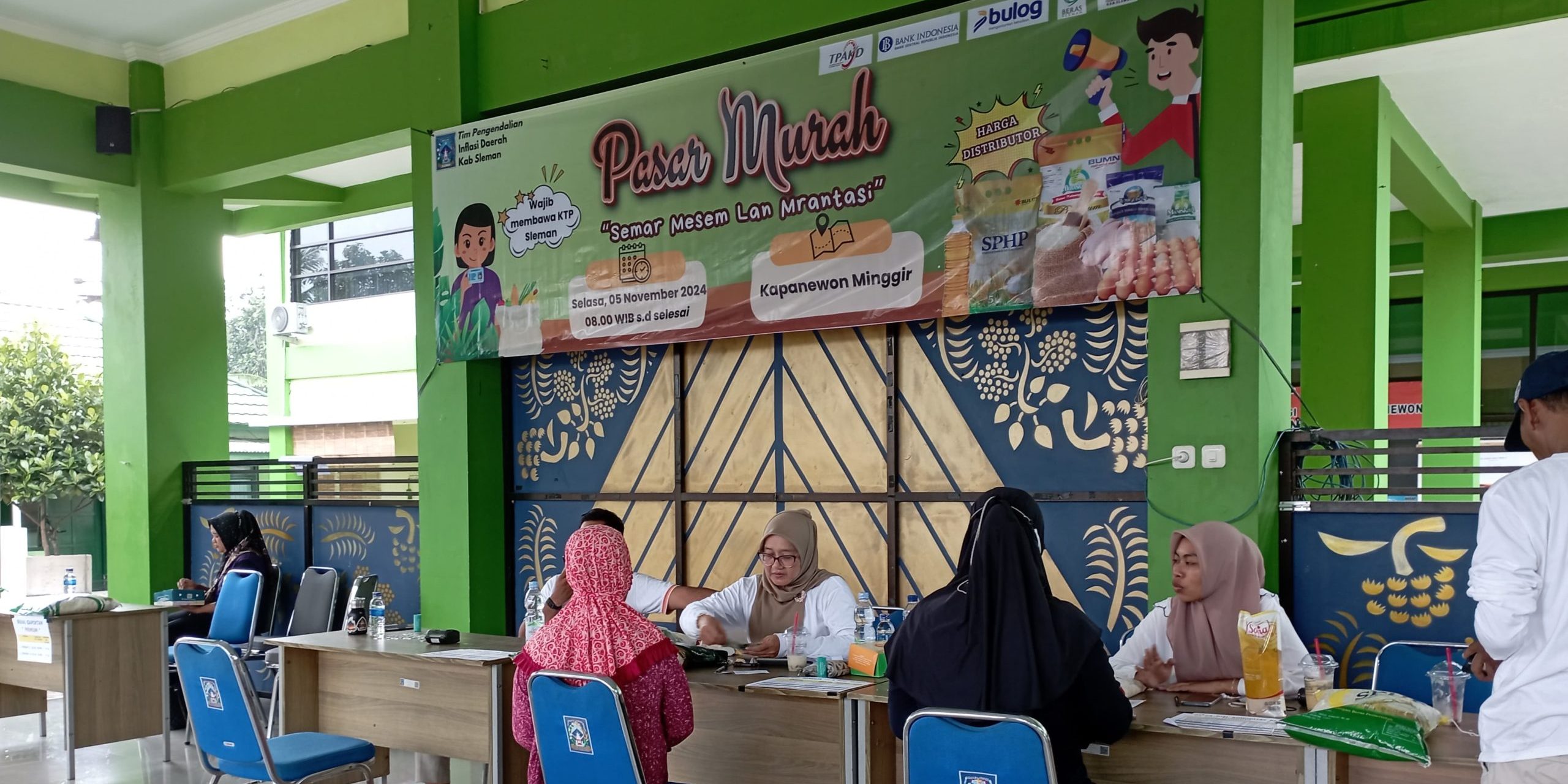 Semar Mesem Lan Merantasi: Perindag Gelar Pasar Murah di 17 Kapanewon Guna Stabilkan Harga dan Bantu Masyarakat