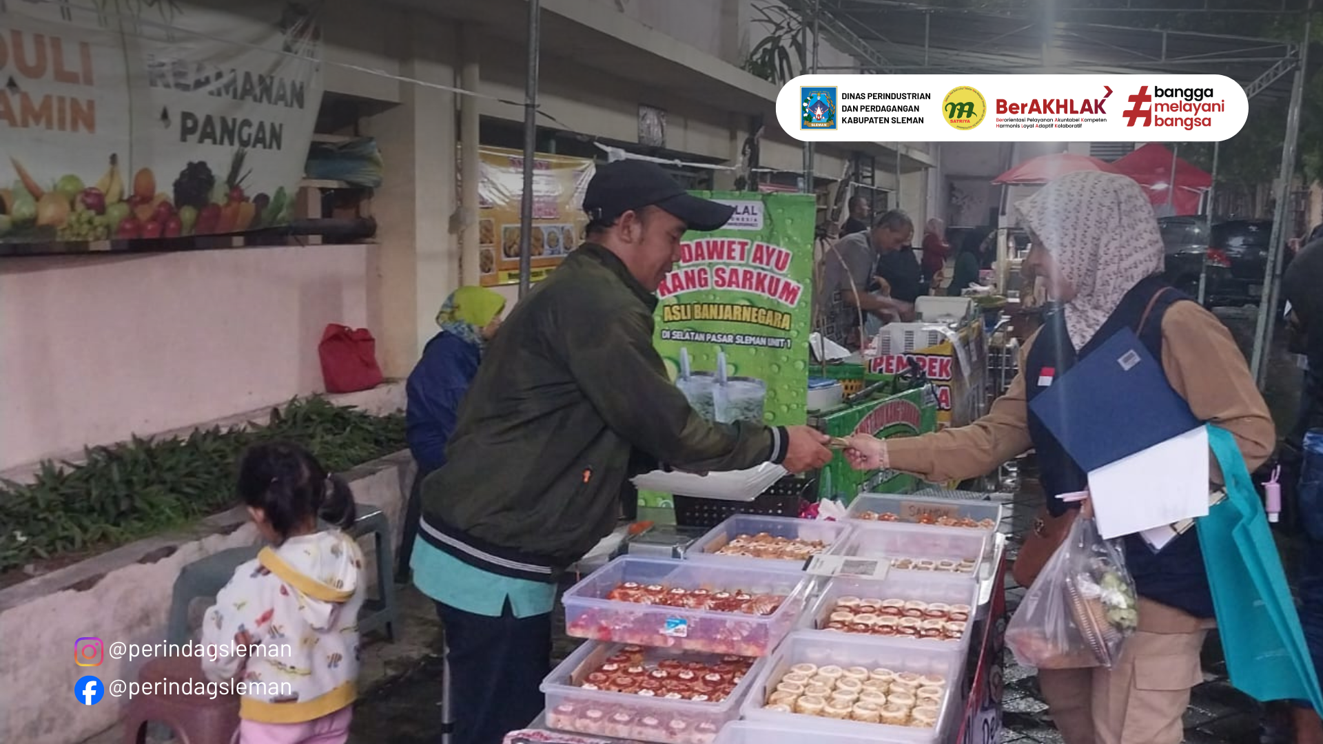 Hasil Pengawasan Takjil di Pasar Sleman Unit 2 Nihil Zat Berbahaya