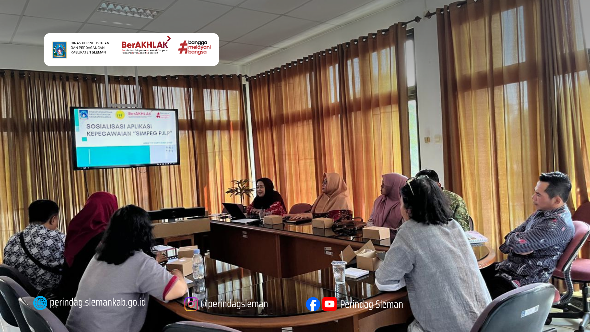 Disperindag Sleman Launching SIMPEG PJLP untuk Wujudkan Efisiensi dan Akuntabilitas Manajemen Kepegawaian