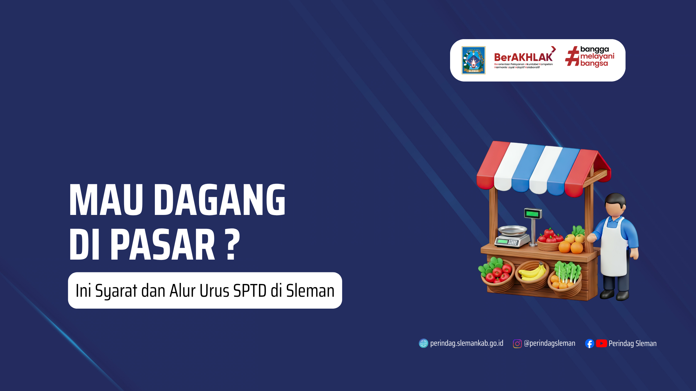Mau Dagang di Pasar? Ini Syarat dan Alur Urus SPTD Sleman